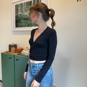 Brandy Melville Wrap Top